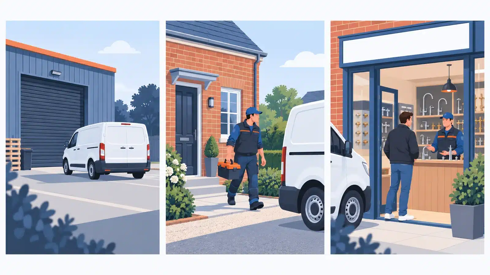 Trois situations : atelier fermé au public, travail depuis le domicile, local qui reçoit des clients